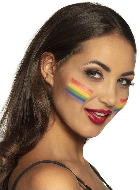 Barra de maquillaje bandera arcoíris 6 en 1 - Boland | Funidelia