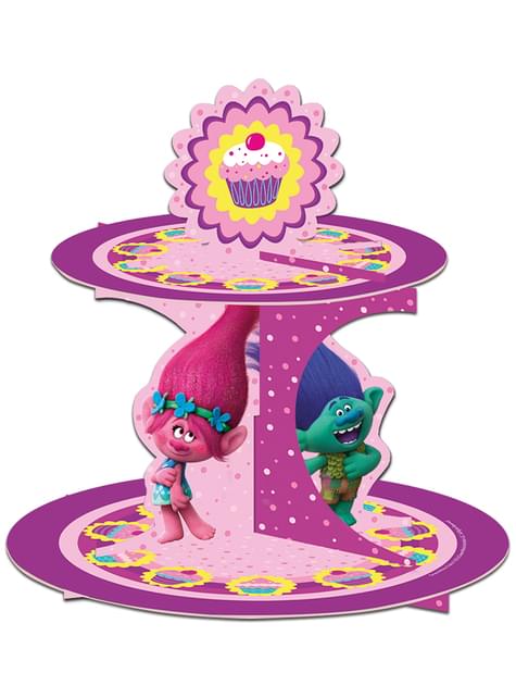 Base de tarta Trolls - Procos | Funidelia