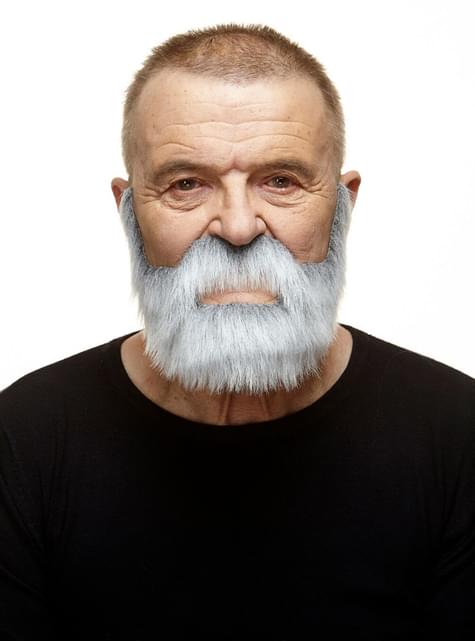 Bigote y barba super poblados blancos - My Other Me | Funidelia
