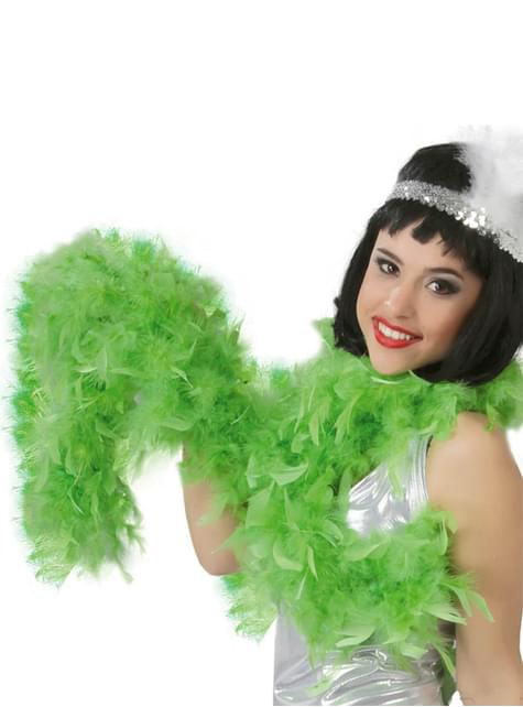 Boa de Plumas Verde Pistacho - Guirca | Funidelia