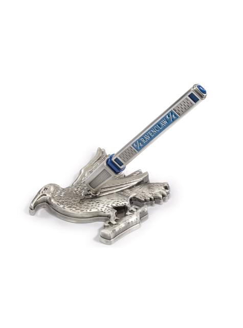 Bolígrafo de Ravenclaw con soporte - Harry Potter - The Noble Collection | Funidelia
