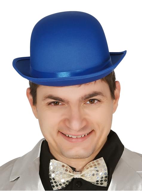 Bombín azul para adulto - Guirca | Funidelia