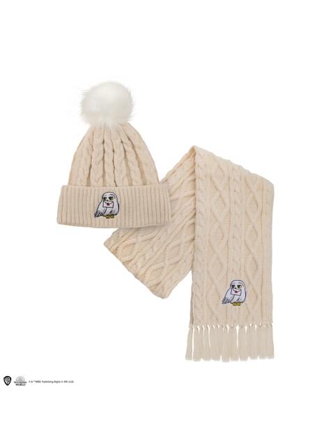 Bufanda y gorro de Hedwig para mujer - Harry Potter