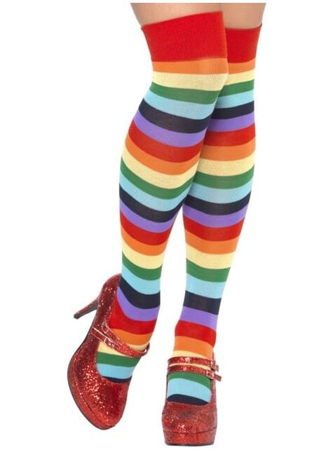 Calcetines largos multicolor - Smiffys | Funidelia