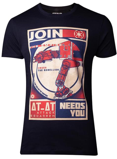 Camiseta At-At imperial para hombre - Star Wars - DIFUZED Bioworld Europe | Funidelia