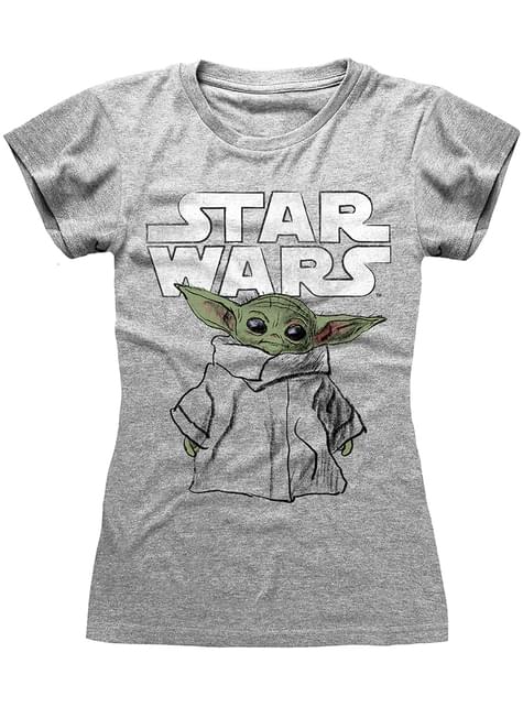 Camiseta Baby Yoda para mujer - The Mandalorian Star Wars - Heroes Inc. | Funidelia