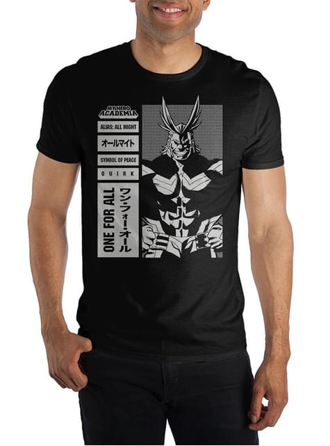 Camiseta de All Might para hombre - My Hero Academia - Bioworld International | Funidelia