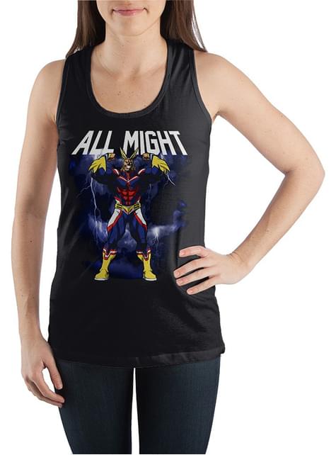 Camiseta de All Might para mujer - My Hero Academia - Bioworld International | Funidelia