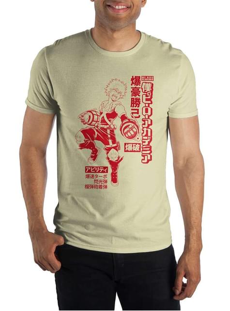 Camiseta de Bakugou para hombre - My Hero Academia - Bioworld International | Funidelia