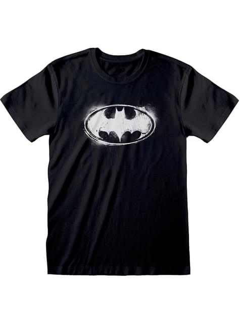 Camiseta de Batman logo negra para hombre - DC Comics - Heroes Inc. | Funidelia