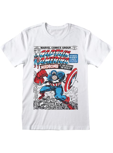 Camiseta de Capitán America Comics para adulto - Marvel - Heroes Inc. | Funidelia