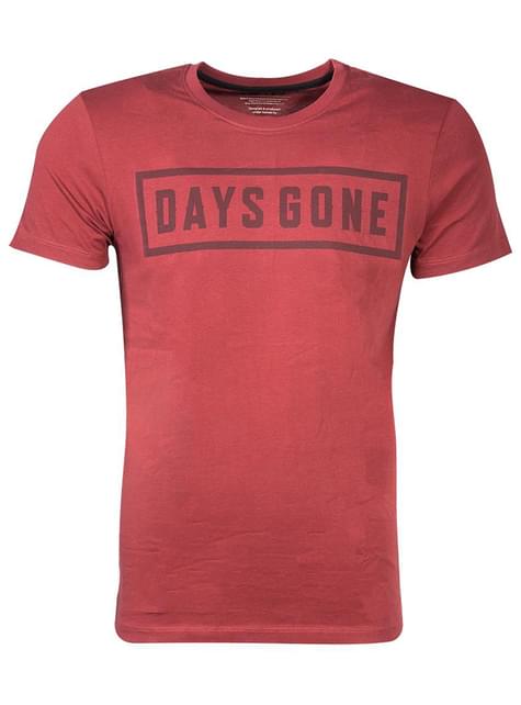 Camiseta de Days Gone roja para hombre - DIFUZED Bioworld Europe | Funidelia