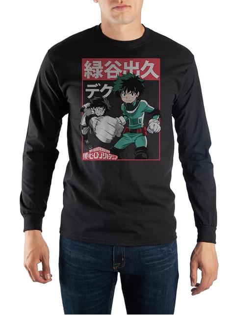 Camiseta de Deku manga larga para hombre - My Hero Academia - Bioworld International | Funidelia