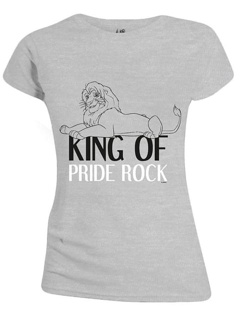 Camiseta de El Rey León gris para mujer - Disney - TimeCity | Funidelia