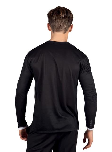 Camiseta de esmoquin elegante para hombre