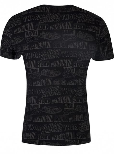 Camiseta de Marvel cómics negra - DIFUZED Bioworld Europe | Funidelia