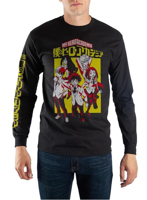 Camiseta de My Hero Academia negra para hombre - Bioworld International | Funidelia