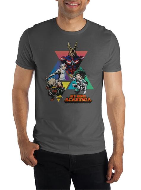 Camiseta de My Hero Academia personajes para hombre - Bioworld International | Funidelia