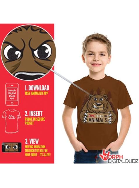 Camiseta de oso hambriento infantil - Morphsuits | Funidelia