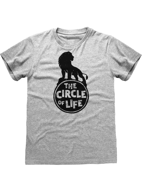 Camiseta de Simba gris para hombre - El Rey León - Heroes Inc. | Funidelia