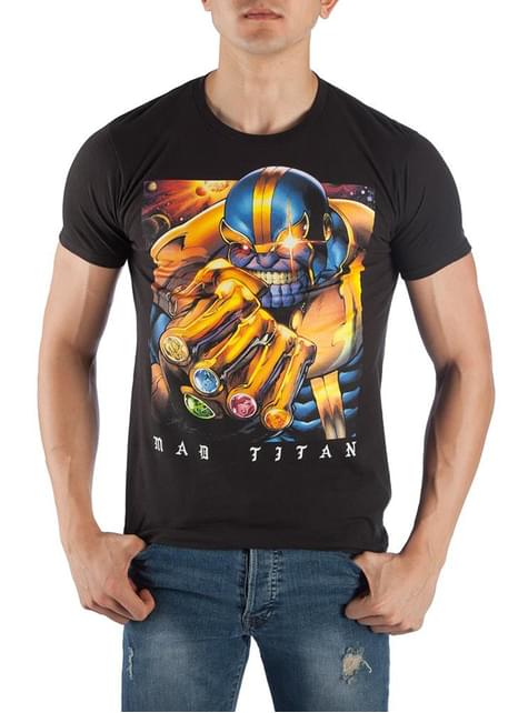 Camiseta de Thanos Mad Titan para hombre - Vengadores Infinity War - Bioworld International | Funidelia