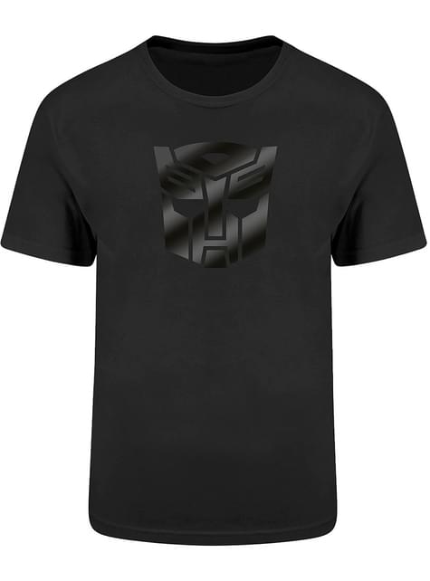 Camiseta de Transformers autobots logo negro para adulto - Heroes Inc. | Funidelia