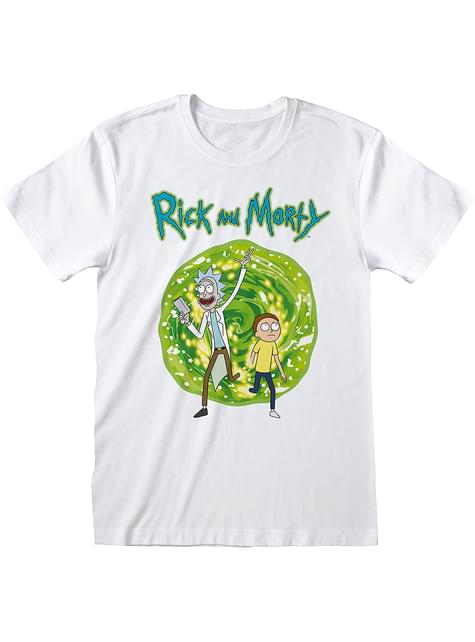 Camiseta Rick & Morty blanca - Heroes Inc. | Funidelia