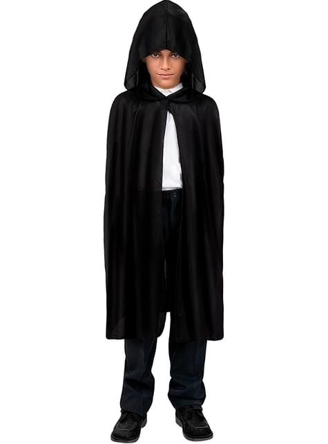 Capa negra larga infantil - Funiglobal | Funidelia