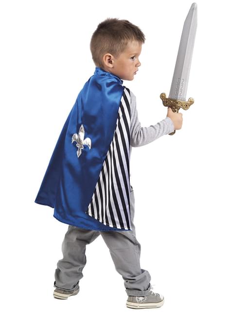 Capa reversible medieval para niño