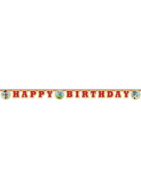 Cartel Happy Birthday de Toy Story 4 - Procos | Funidelia