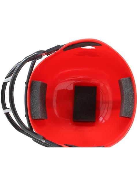 Casco de fútbol americano rojo para adulto - Guirca | Funidelia