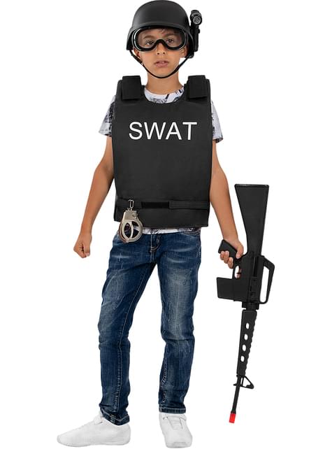 Casco policía SWAT para niños - Funiglobal | Funidelia