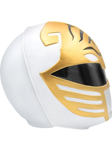 Casco Power Ranger Blanco para adulto - Funiglobal | Funidelia