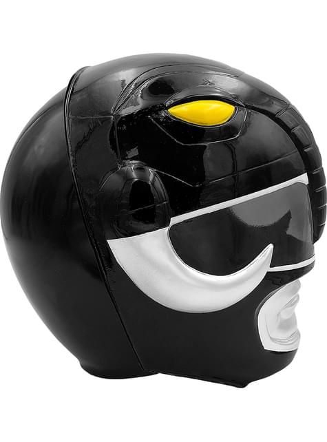 Casco Power Ranger Negro para adulto - Funiglobal | Funidelia