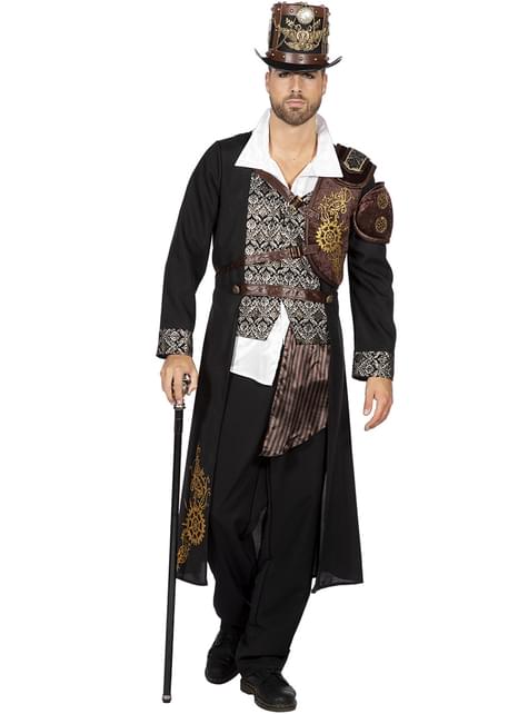 Chaleco de Steampunk marrón para hombre - Wilbers | Funidelia
