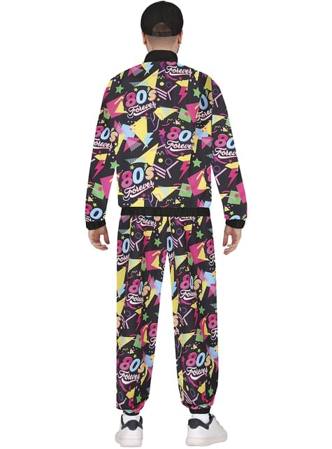 Chándal estampado de los Años 80 para hombre - Guirca | Funidelia
