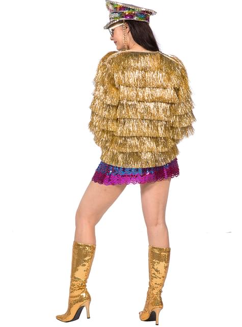 Chaqueta de festival dorada para mujer - Wilbers | Funidelia