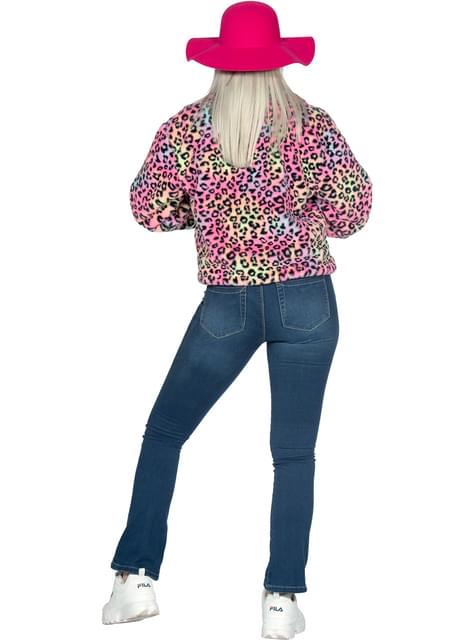 Chaqueta de leopardo rosa para mujer - Wilbers | Funidelia