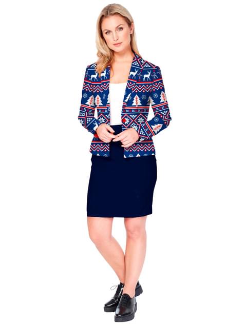 Chaqueta Navideña azul para mujer - Opposuits - Opposuits | Funidelia