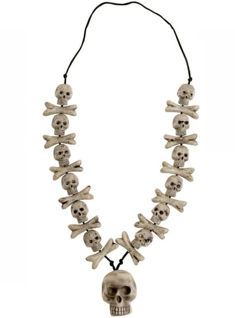 Colgante calavera y huesos - Widmann | Funidelia