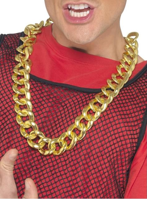 Collar de cadena de oro - Smiffys | Funidelia