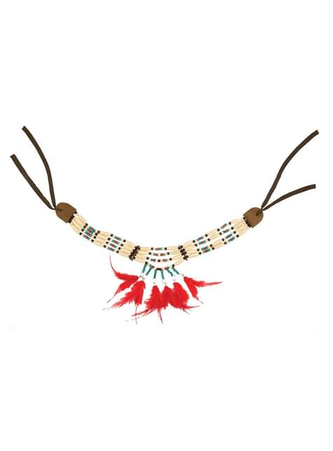 Collar de indio con plumas para adulto - Boland | Funidelia