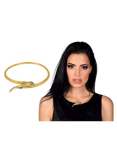 Collar de serpiente de Egipto para mujer - Boland | Funidelia
