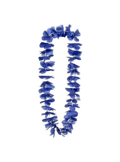 Collar hawaiano azul para adulto - Boland | Funidelia