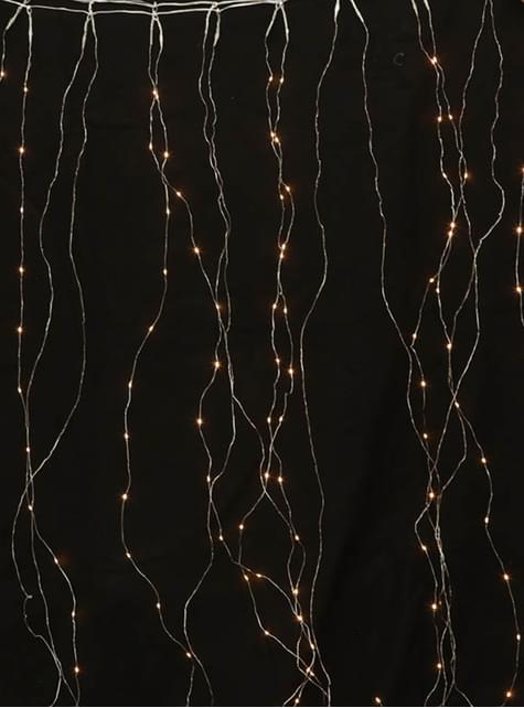 Cortina navideña de luces blanco cálido - Guirca | Funidelia