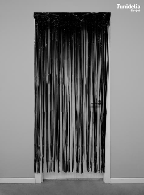 Cortina negra decorativa - Funiglobal | Funidelia