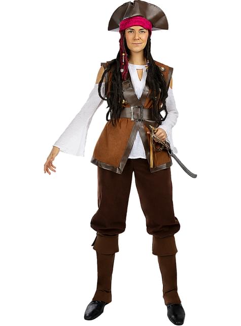 Cubrebotas de pirata marrón - Funiglobal | Funidelia