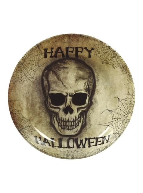 Cuenco decorativo con calavera (31 cm) - Guirca | Funidelia