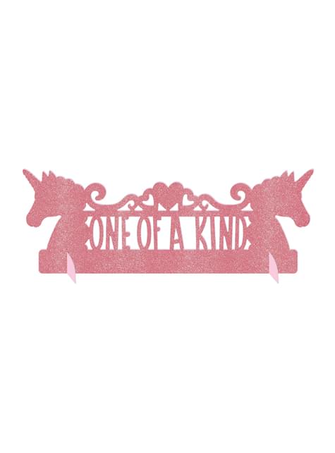 Decoración de mesa brillante de unicornio - Pretty Unicorn - AMSCAN | Funidelia