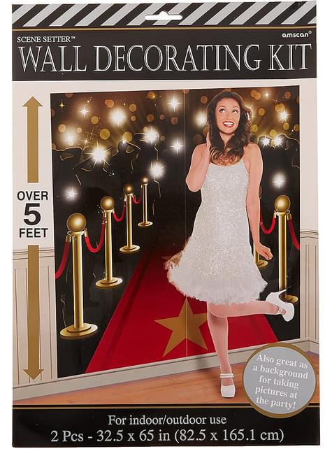 Decoración de pared de estrella de Hollywood